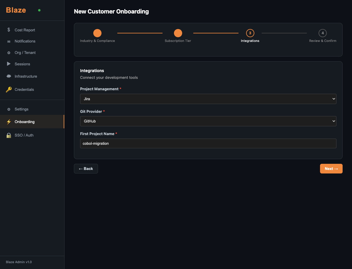 Step 3: Integration configuration